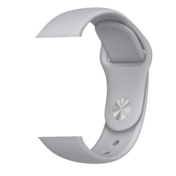 ❤️NEW Grey Sport Silicone Band For Apple Watch - Picture 2 of 6